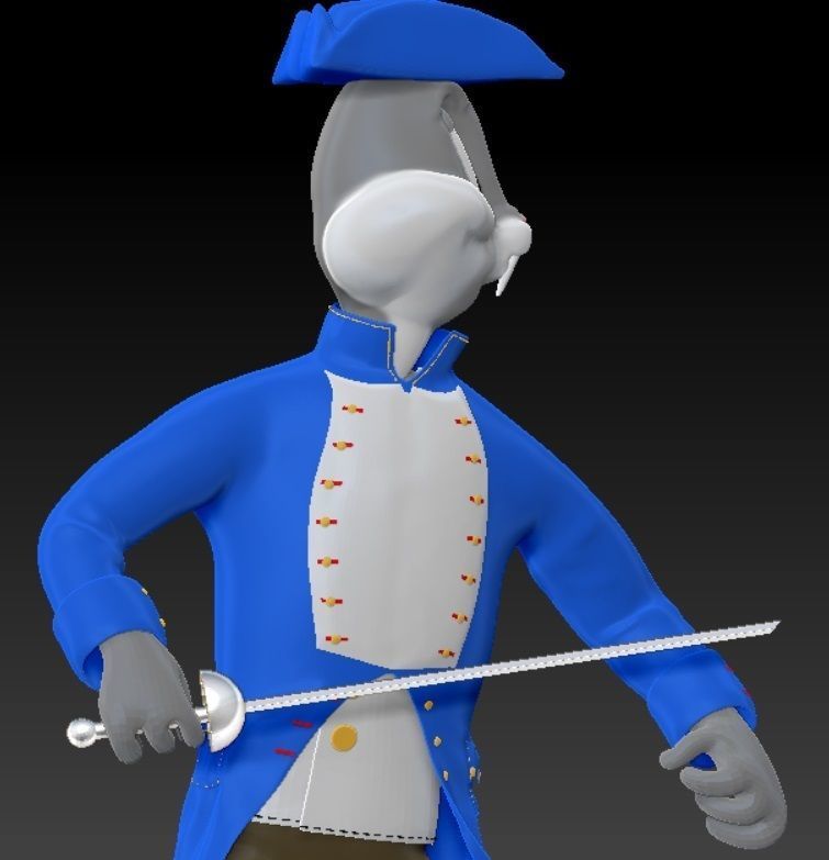 Officer Bugs Bunny Free 3D print model_4