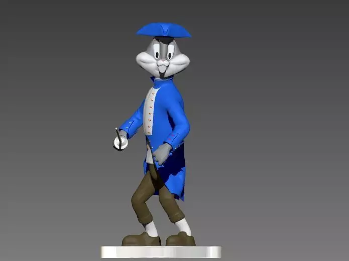 Officer Bugs Bunny Free 3D print model_0