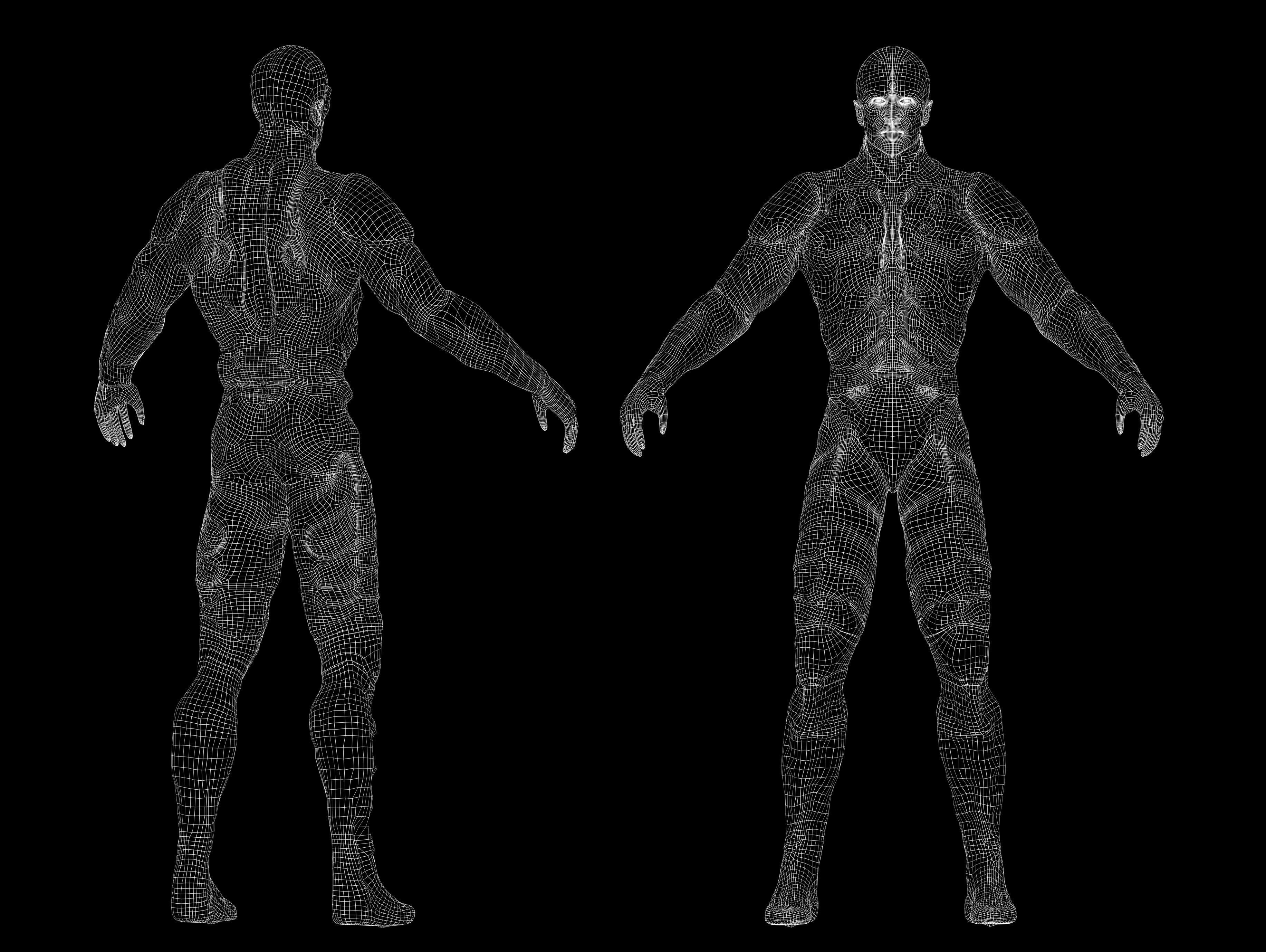 Engineer Prometheus Low-poly 3D model_10