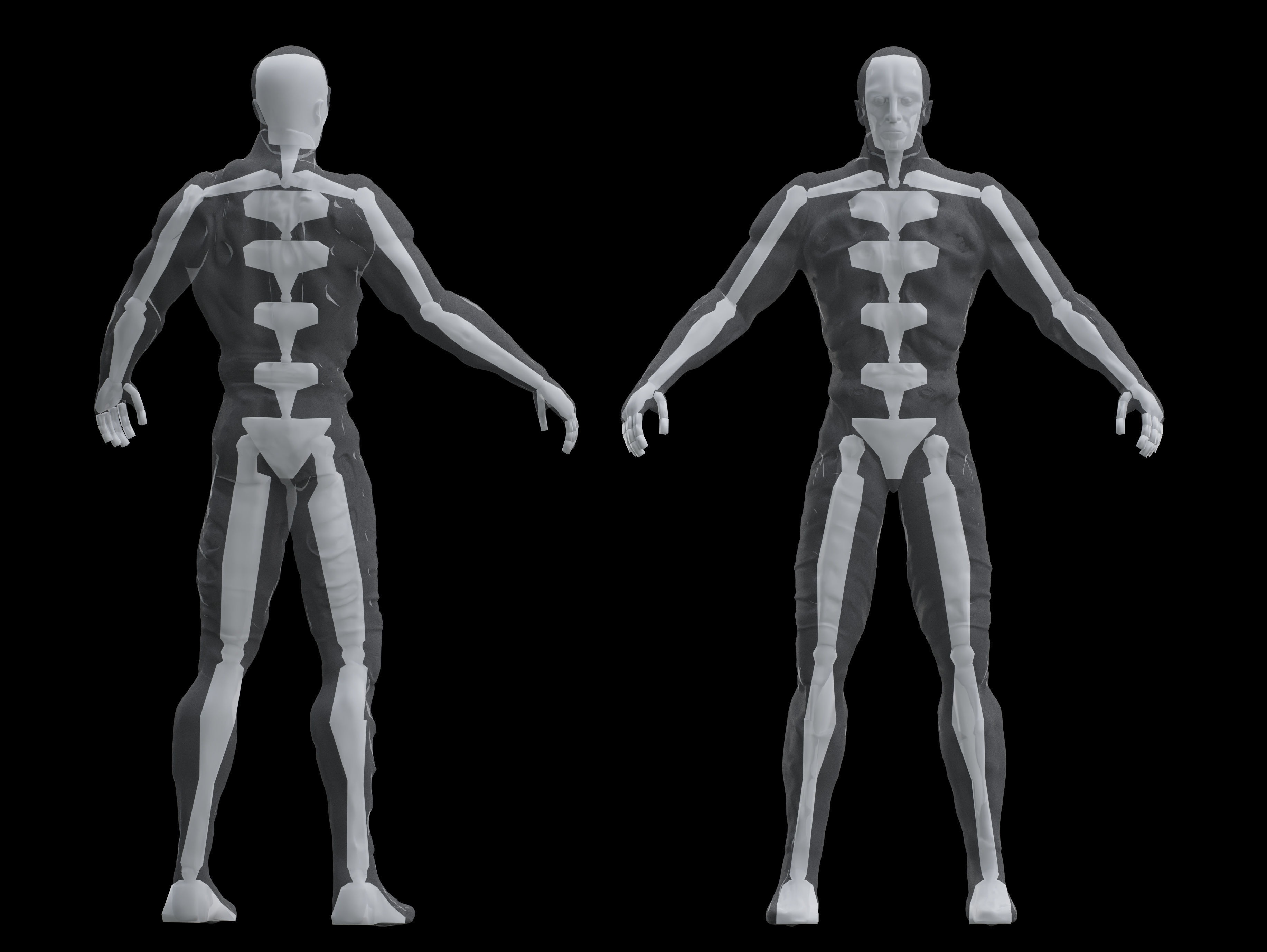 Engineer Prometheus Low-poly 3D model_9