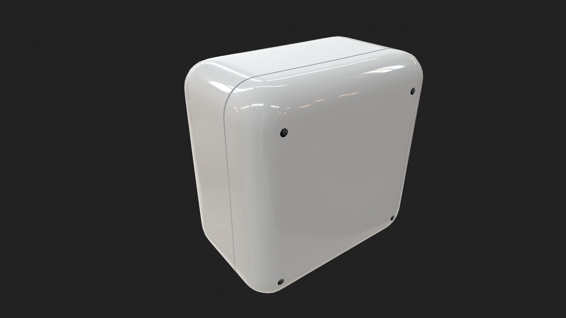 Bathroom Water Heater Geyser - Racold Andris Low-poly 3D model_11