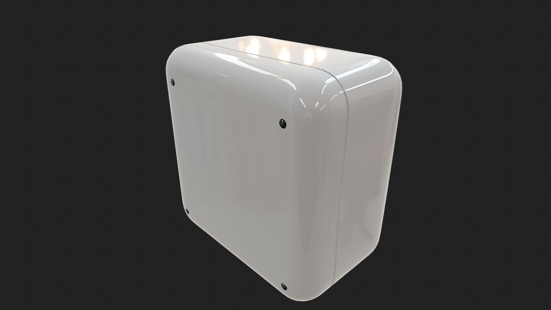 Bathroom Water Heater Geyser - Racold Andris Low-poly 3D model_13