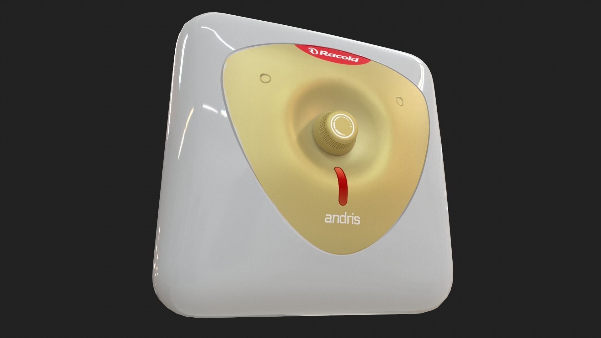 Bathroom Water Heater Geyser - Racold Andris Low-poly 3D model_15