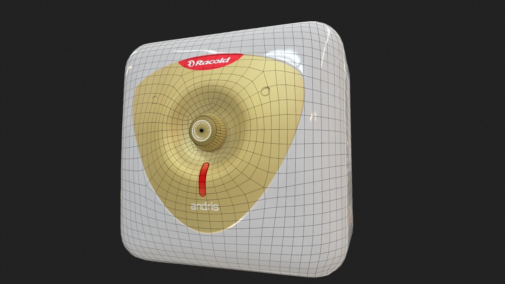 Bathroom Water Heater Geyser - Racold Andris Low-poly 3D model_4