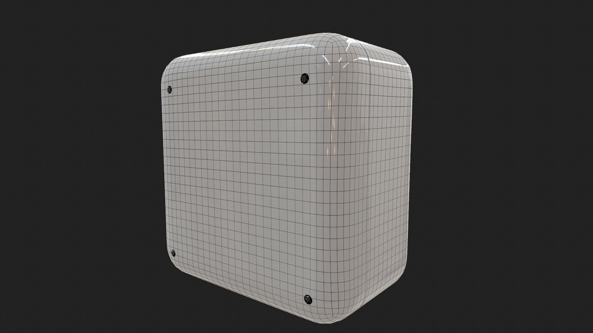 Bathroom Water Heater Geyser - Racold Andris Low-poly 3D model_12