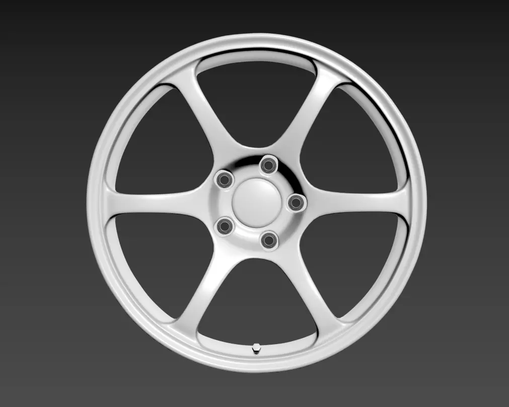 ADVAN RGII Rims Free low-poly 3D model