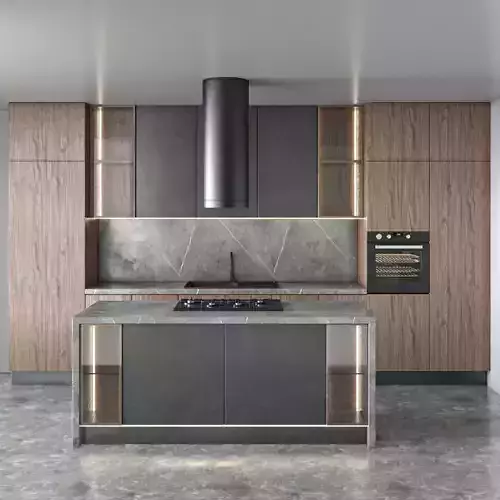 modern kitchen with island 12