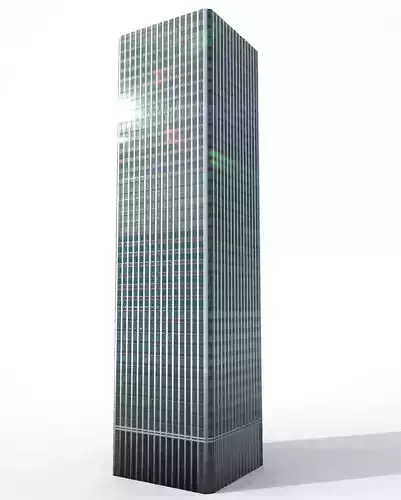 Tour Zamansky Low-poly 3D model