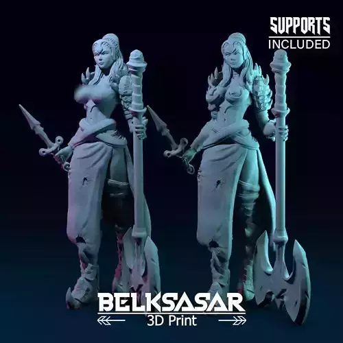 Girl Monster Hunter Normal and Topless