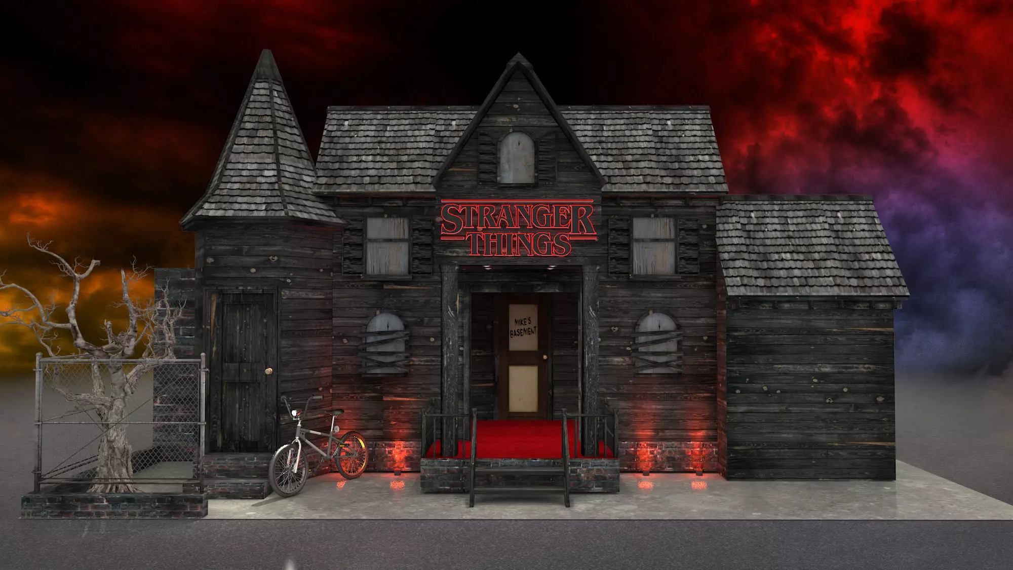 Strangers Things 3D model_0