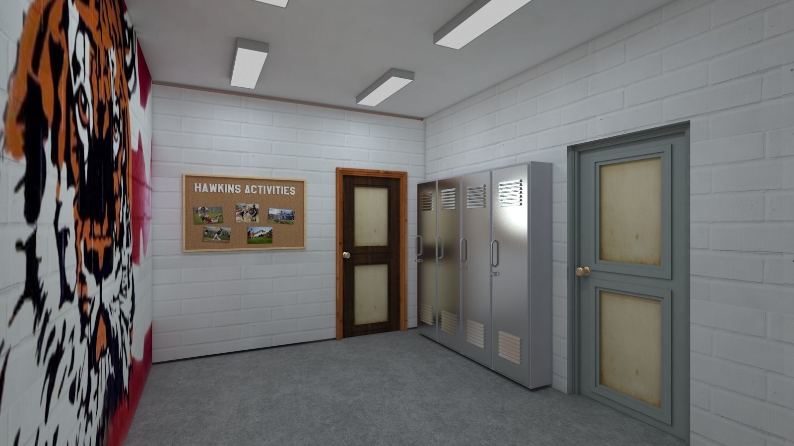 Strangers Things 3D model_9