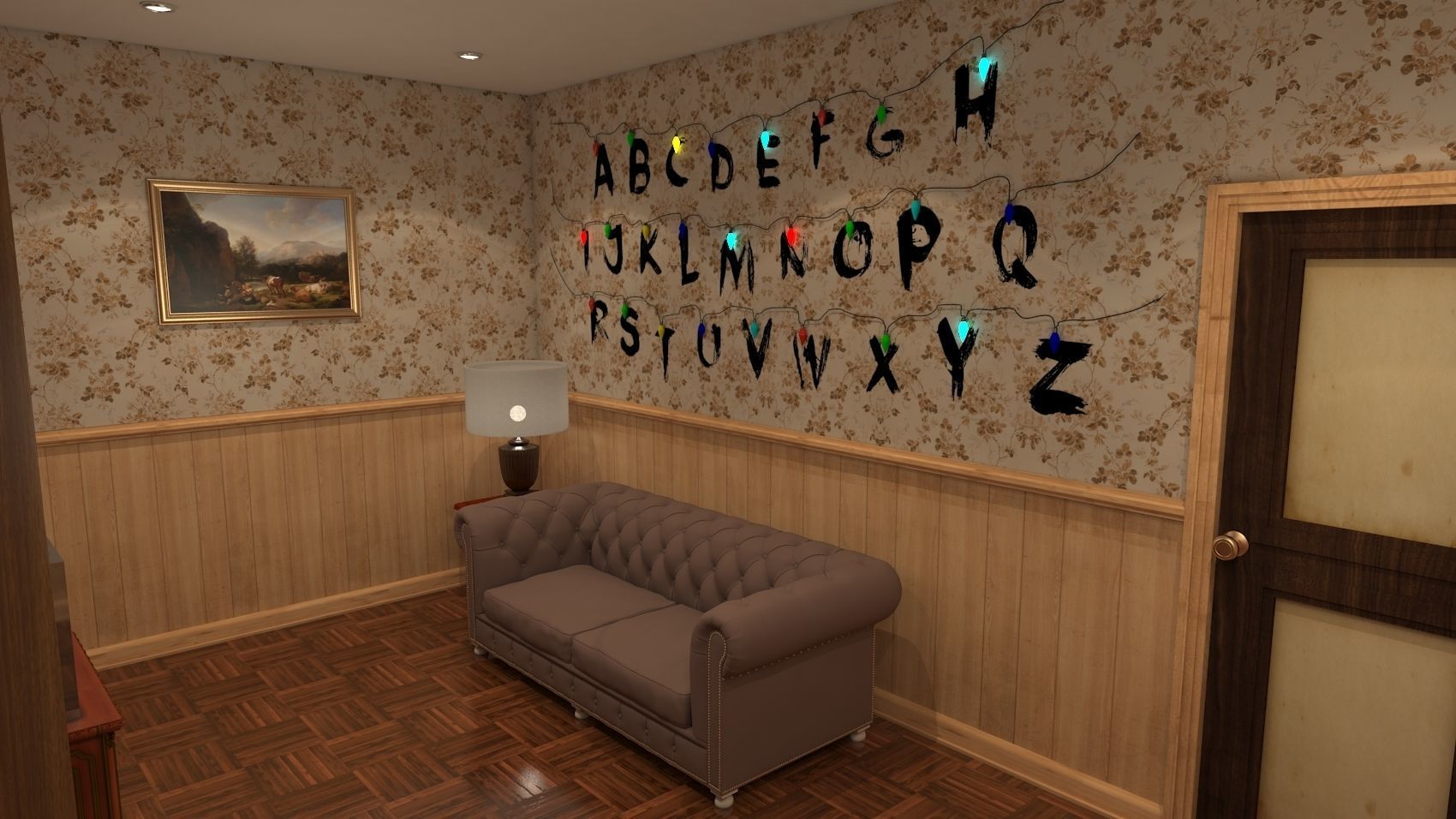 Strangers Things 3D model_5