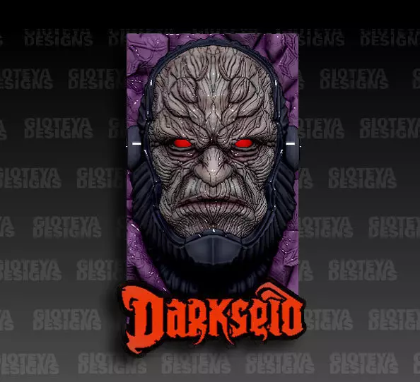 Darkseid darkseed head 3D model_0
