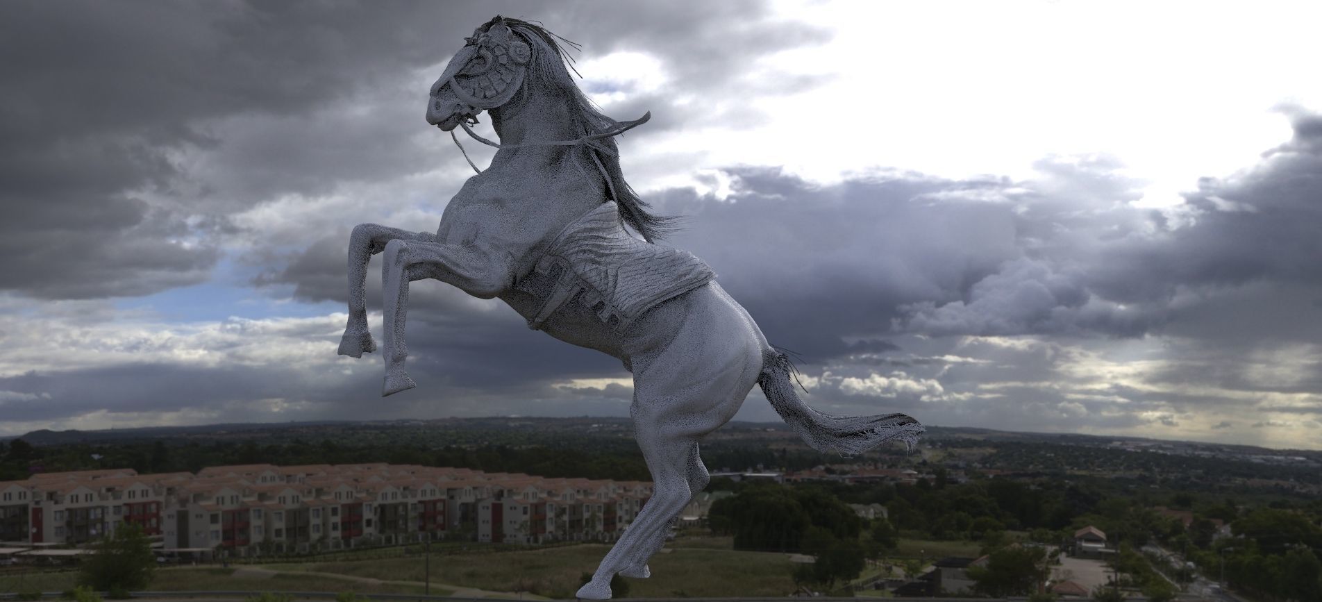 Generals Horse 3D model_1