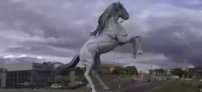 Generals Horse 3D model