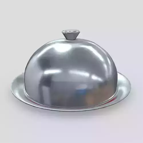 Cloche silver dish