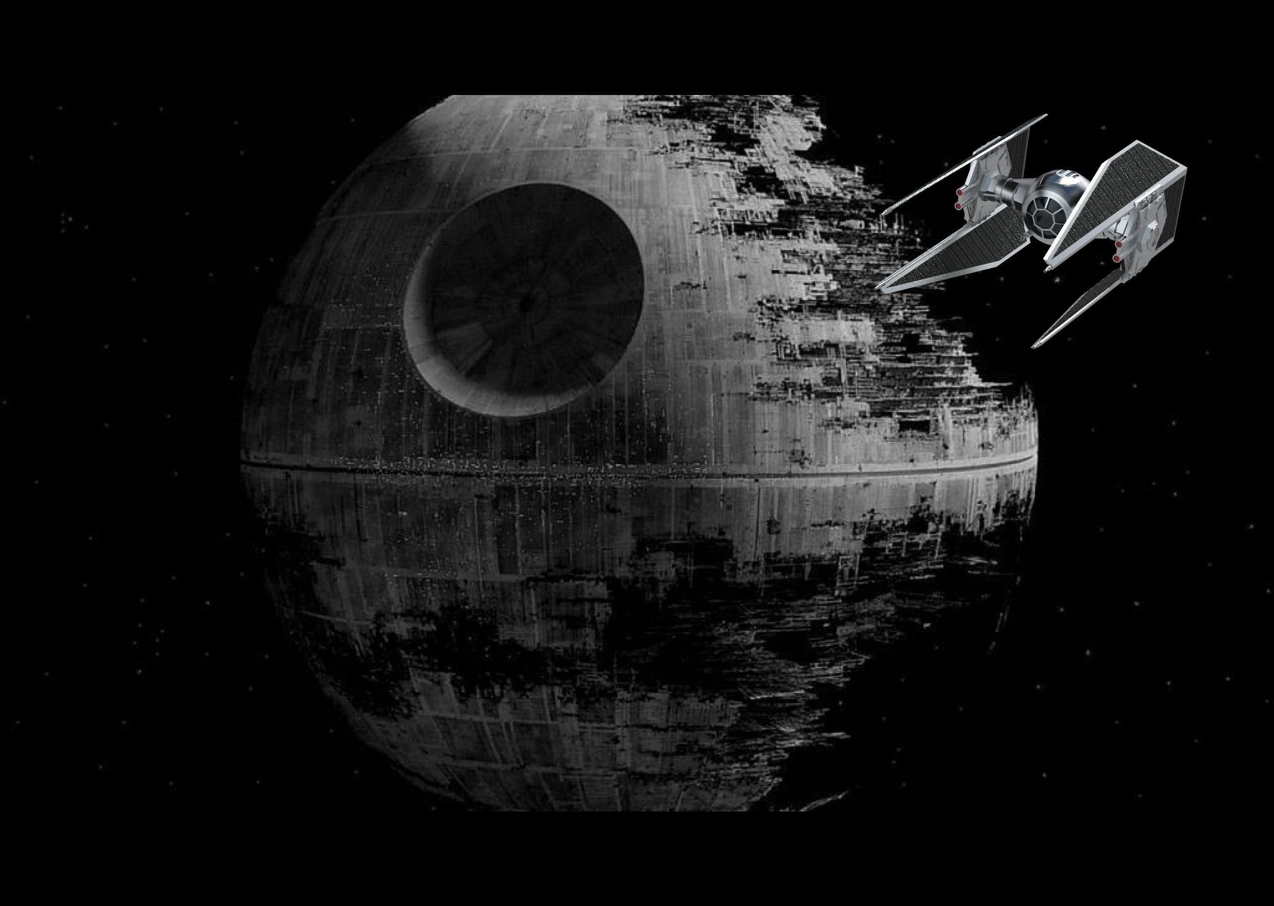 Interceptor Tie Fighter 3D print model_2