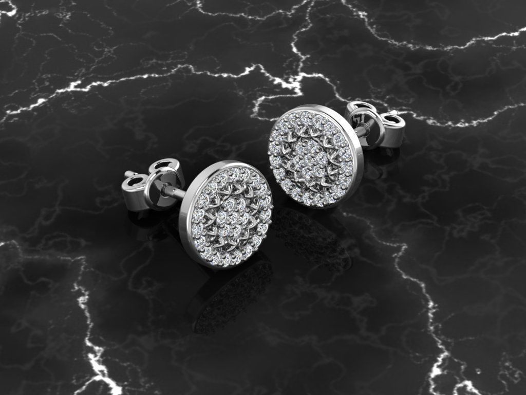 Earring Jewelry 3D print model_1