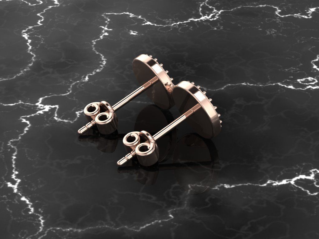 Earring Jewelry 3D print model_6