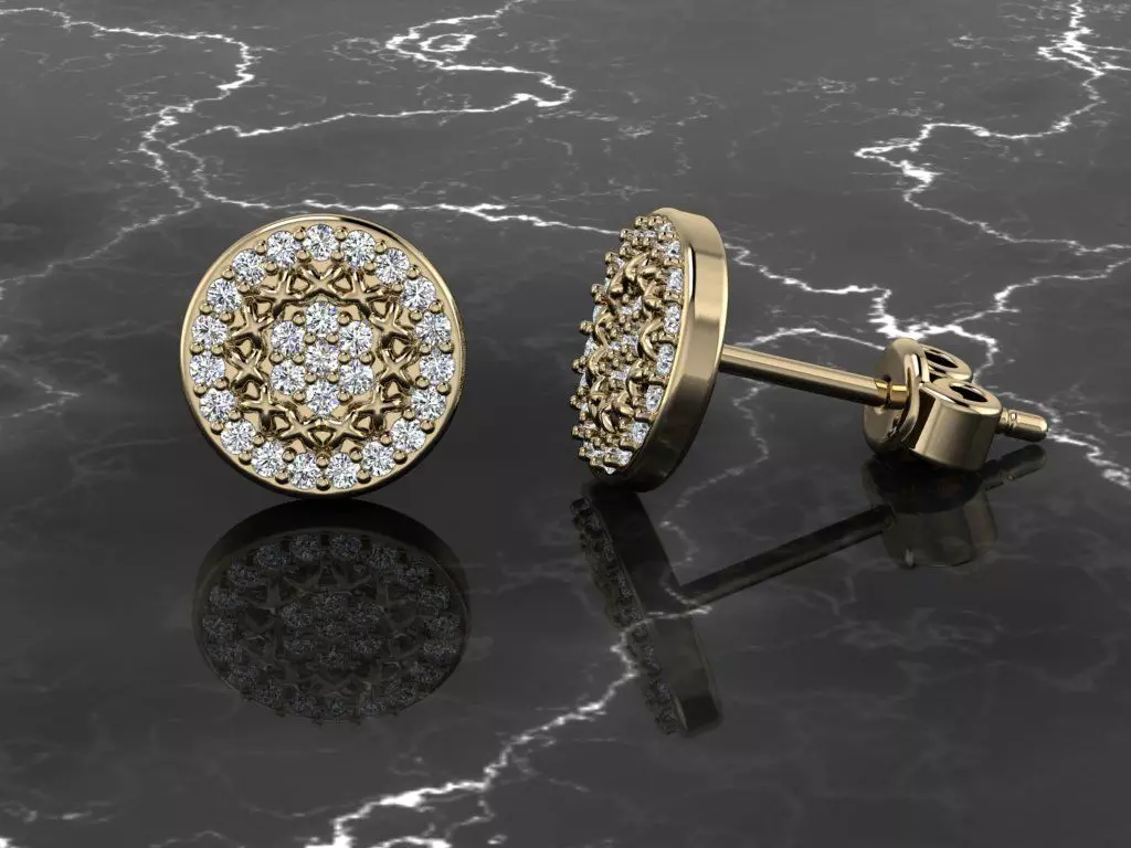 Earring Jewelry 3D print model_0