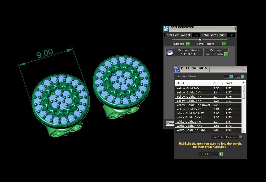 Earring Jewelry 3D print model_3