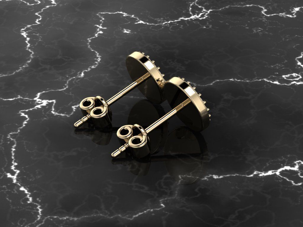 Earring Jewelry 3D print model_12