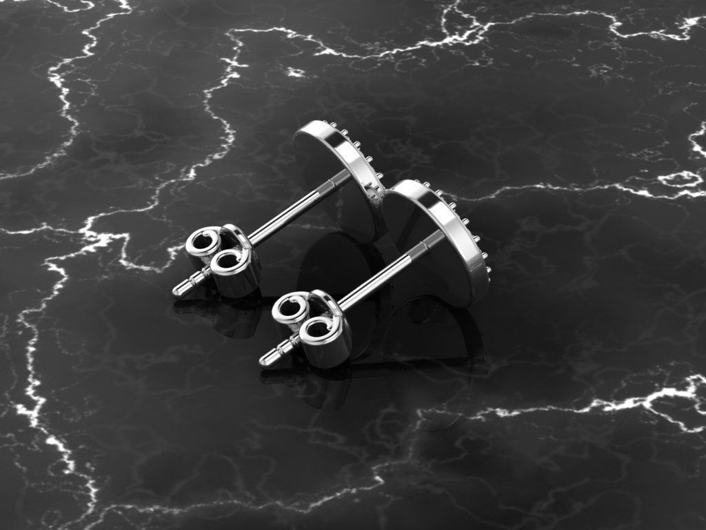 Earring Jewelry 3D print model_9