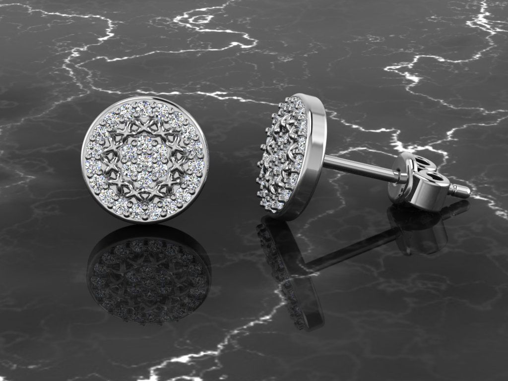 Earring Jewelry 3D print model_7