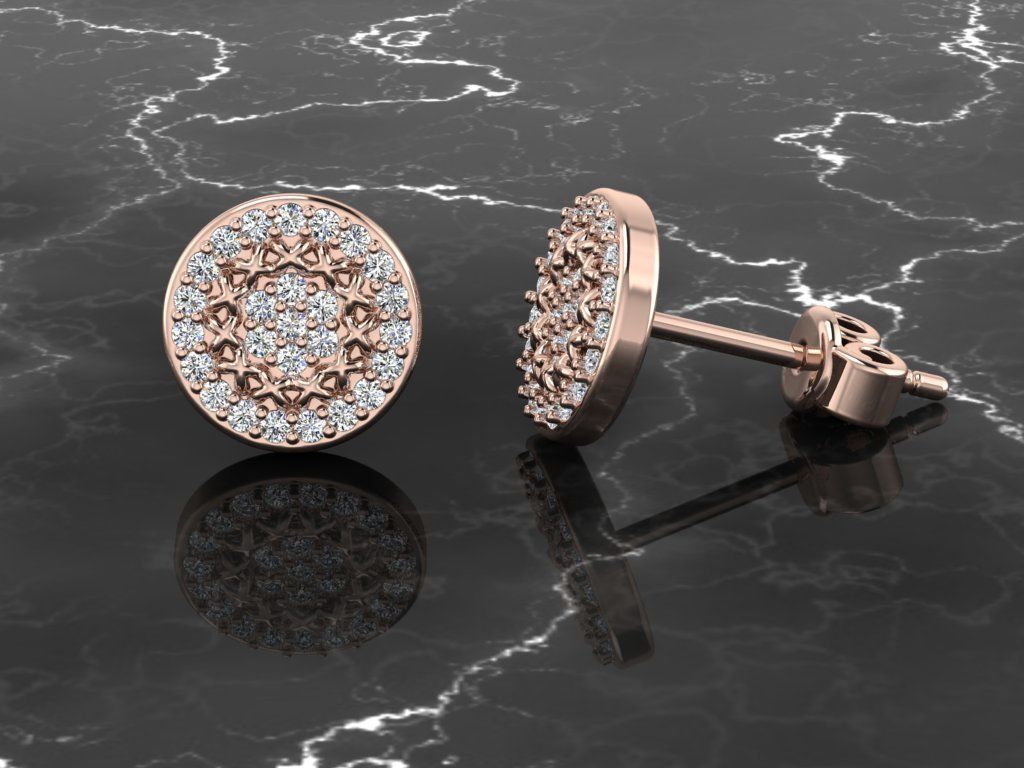 Earring Jewelry 3D print model_4