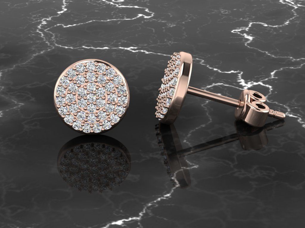 Earring Jewelry 3D print model_4