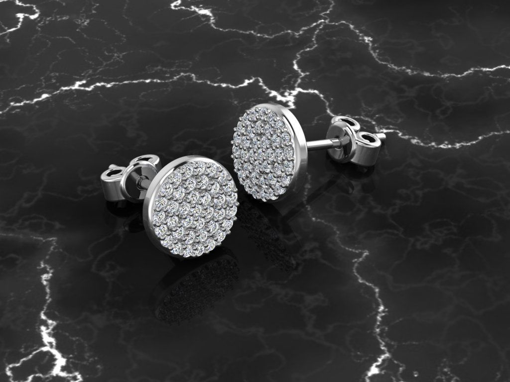 Earring Jewelry 3D print model_1