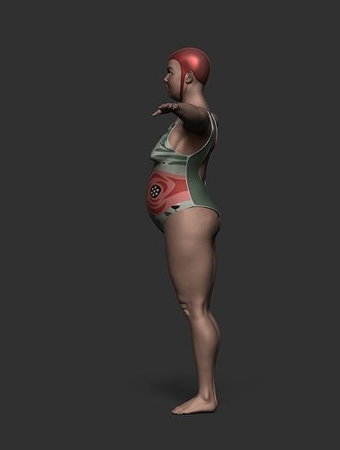 FAT WOMAN BASE 3D model