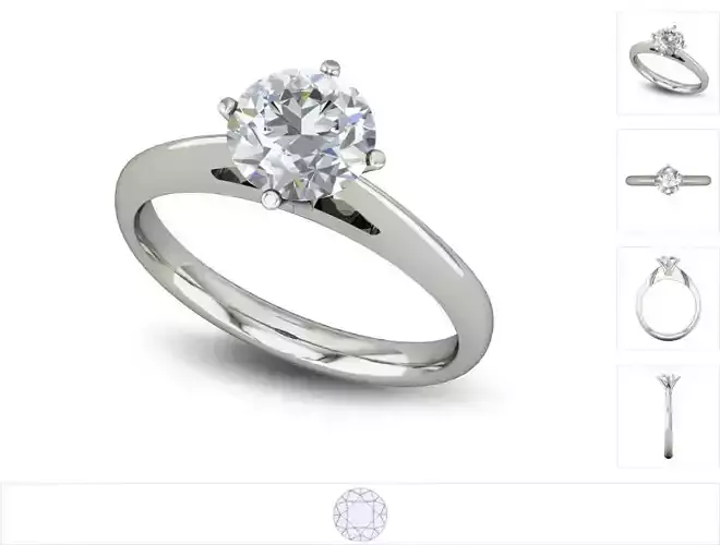 Women ring 3dm stl render detail