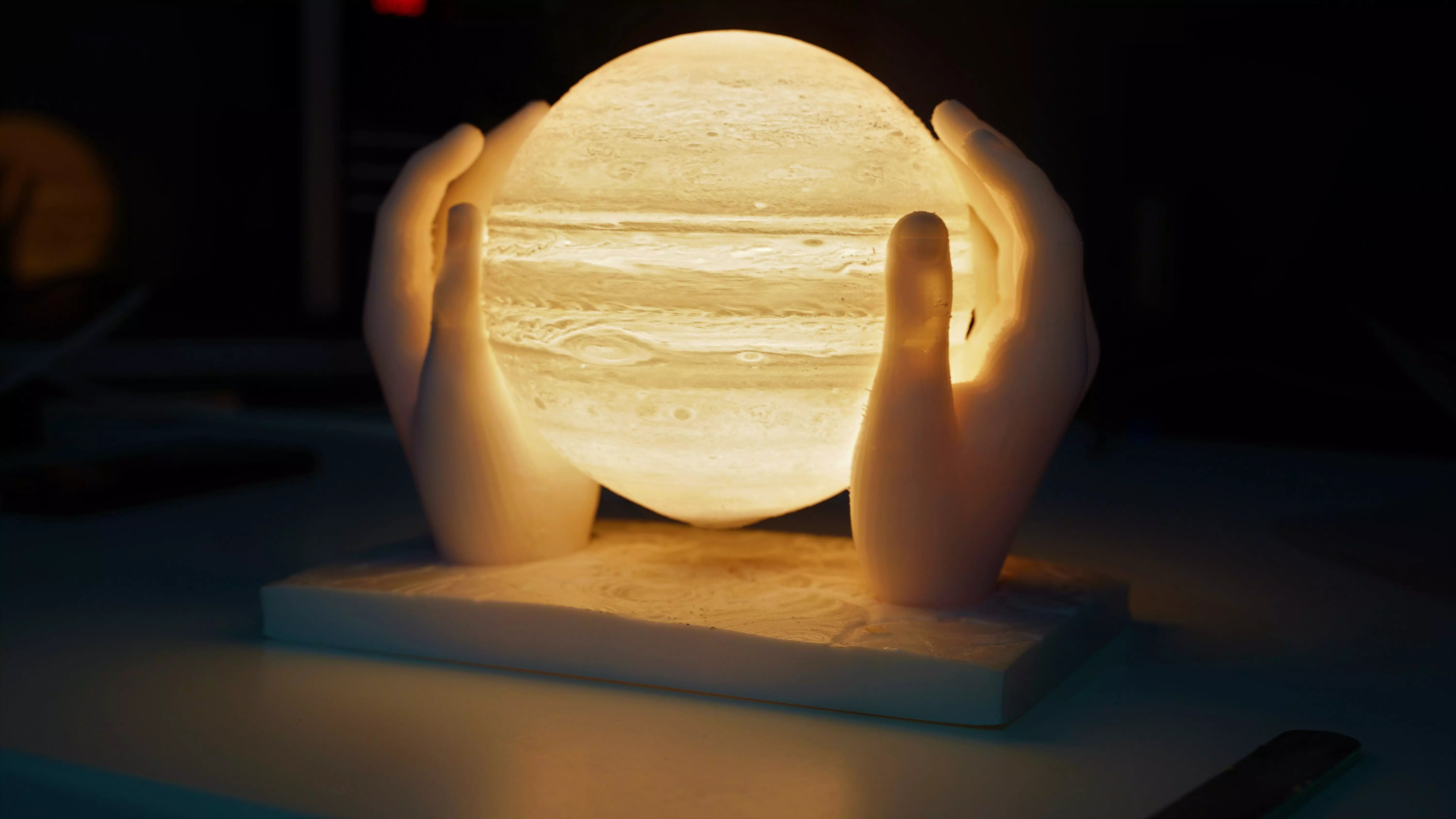 Jupiter lamp or home decor  3D print model_0