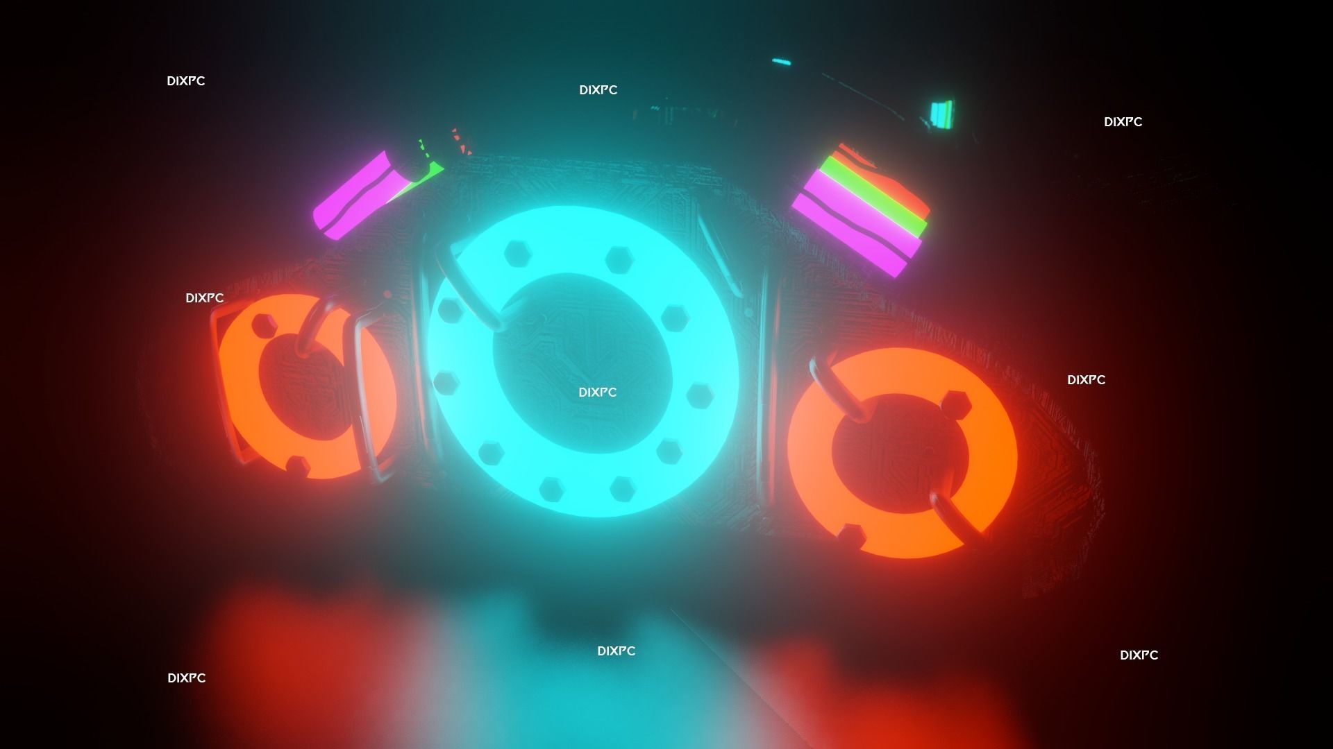 UFO Car v1 by DIXPC 3D model_2