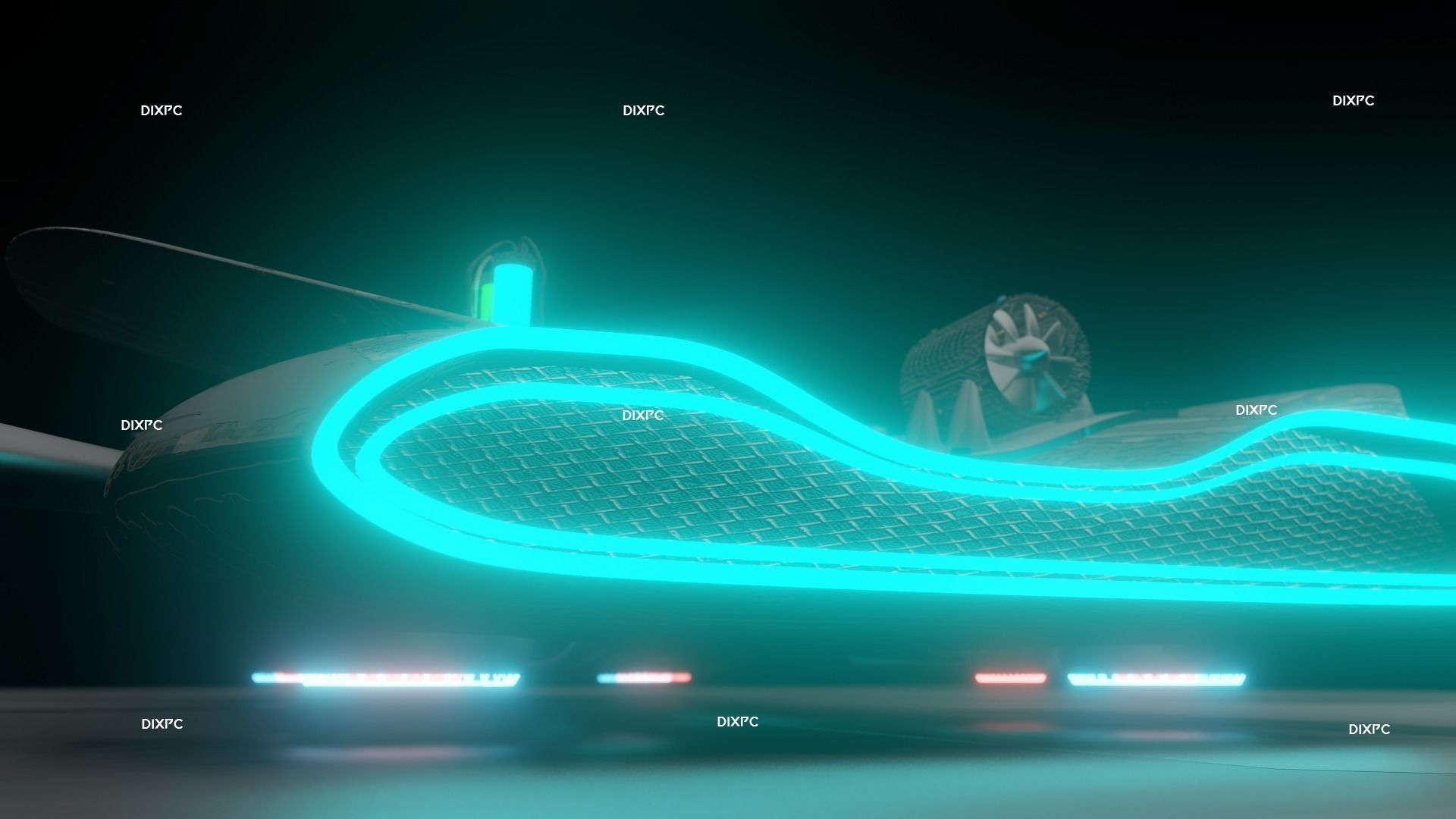 UFO Car v1 by DIXPC 3D model_3
