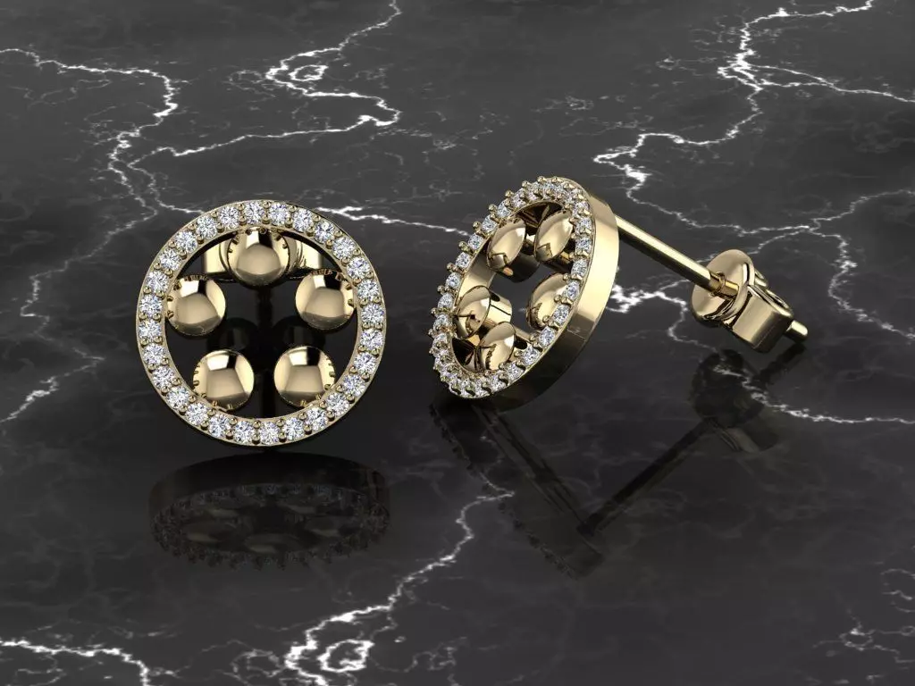 Earring Jewelry 3D print model_0