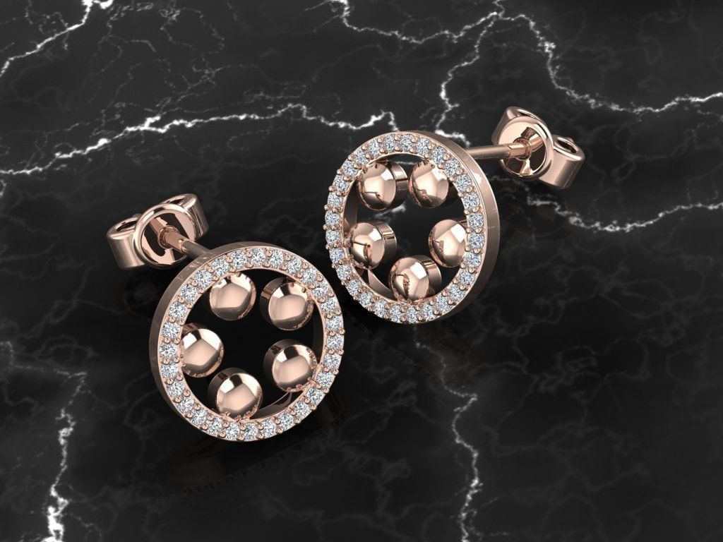 Earring Jewelry 3D print model_5