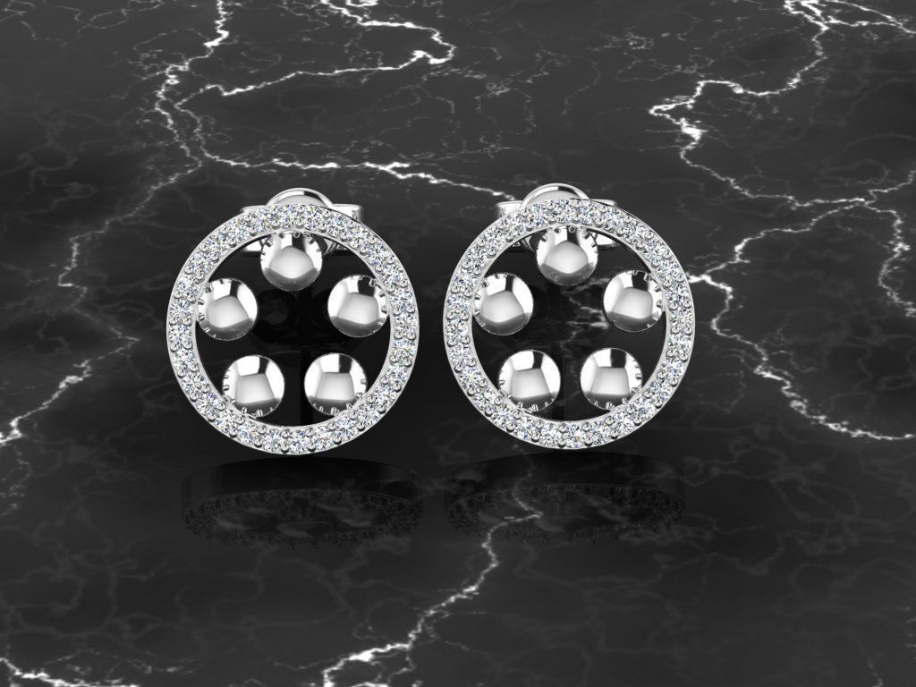 Earring Jewelry 3D print model_8