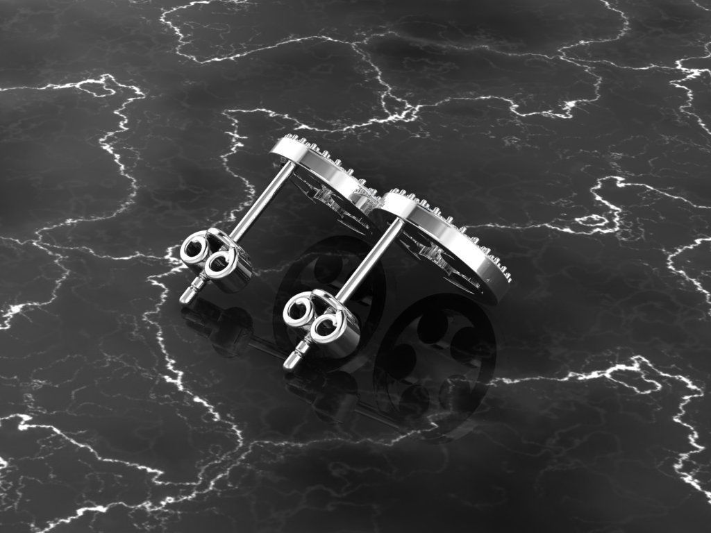 Earring Jewelry 3D print model_9