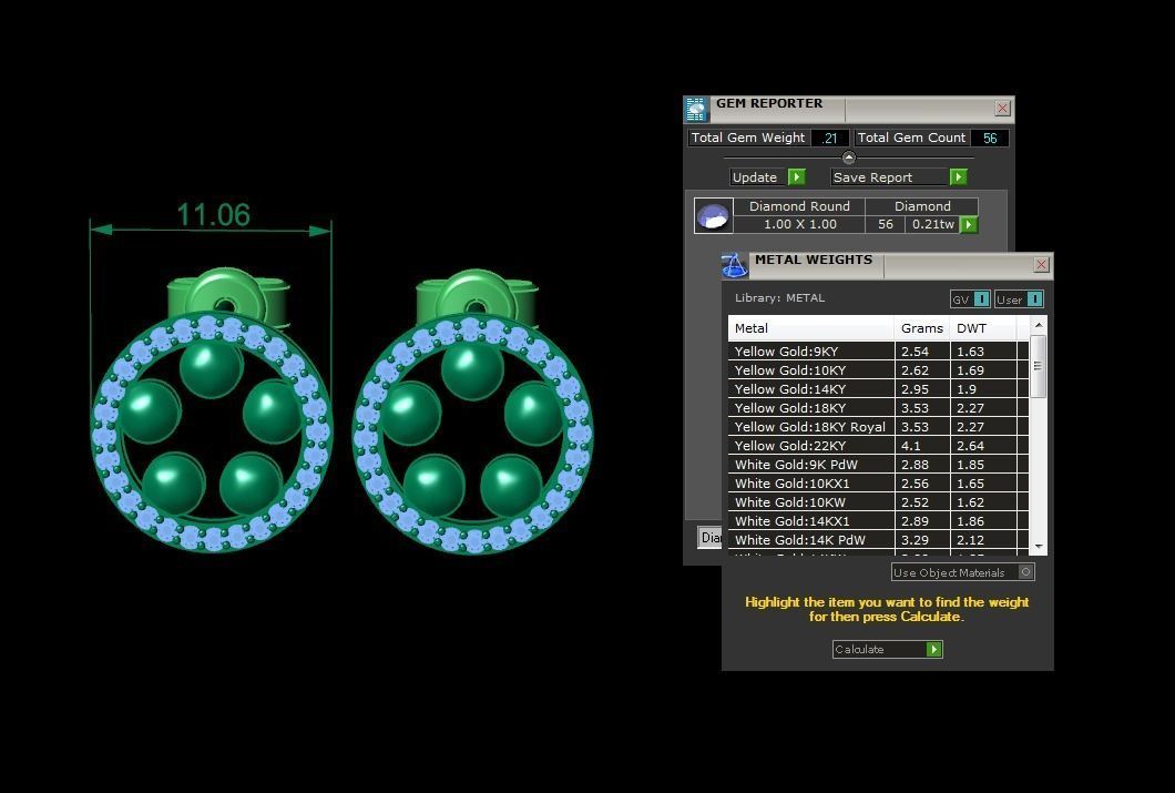 Earring Jewelry 3D print model_3