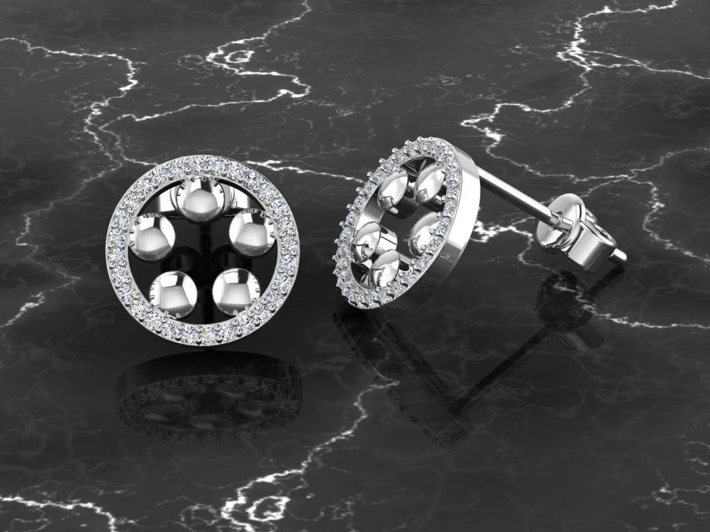 Earring Jewelry 3D print model_7