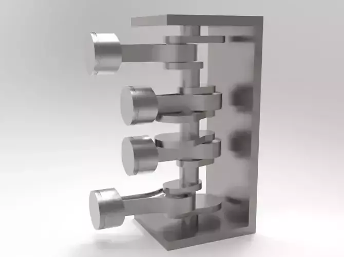 Piston - connecting rod - cranksaft