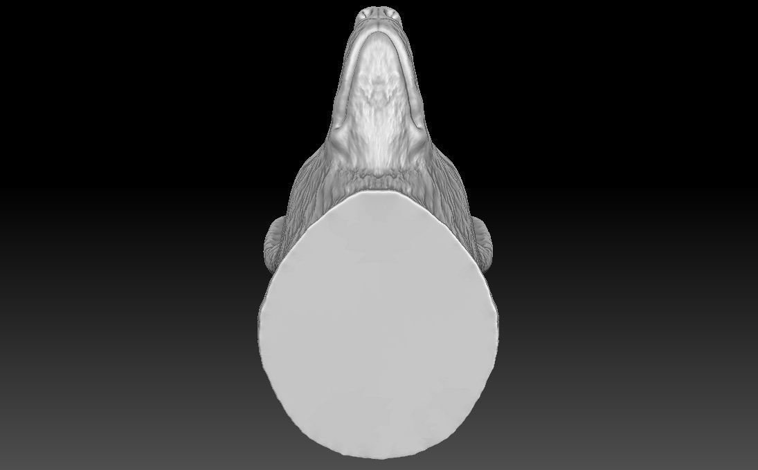 German Shepherd head for 3D printing 3D print model_22