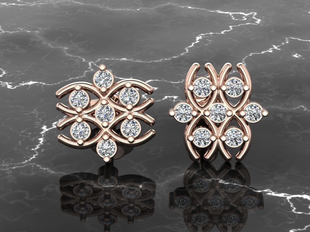 Earring Jewelry 3D print model_2