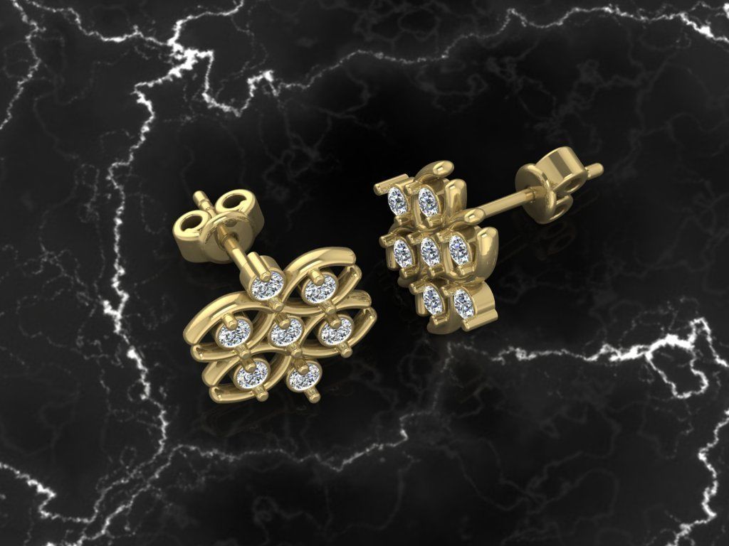 Earring Jewelry 3D print model_10