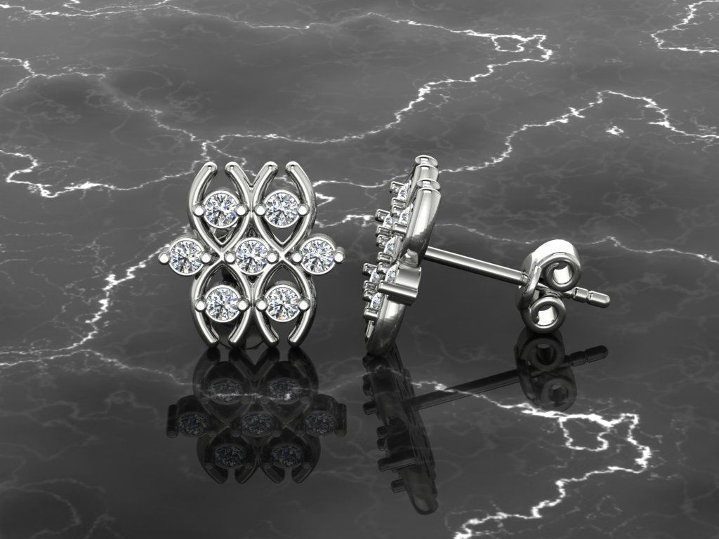 Earring Jewelry 3D print model_6