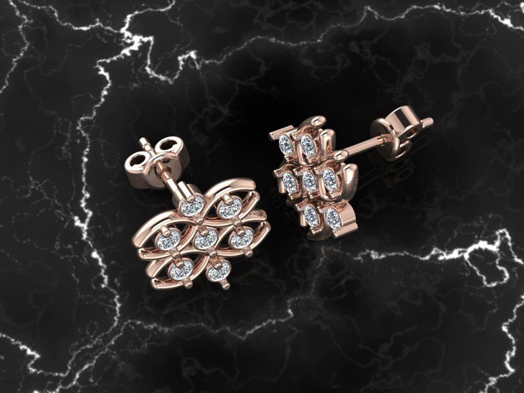 Earring Jewelry 3D print model_4