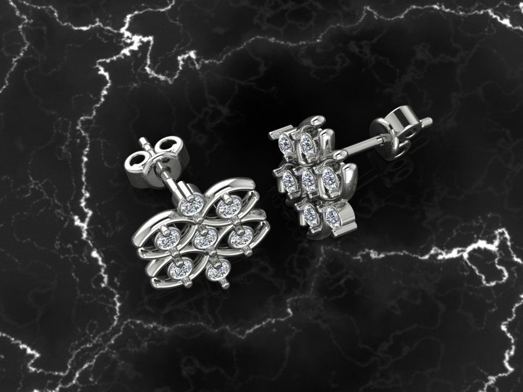 Earring Jewelry 3D print model_13