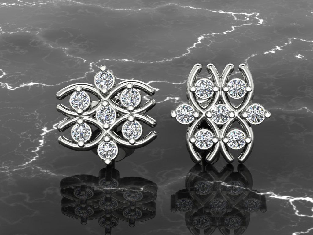 Earring Jewelry 3D print model_7